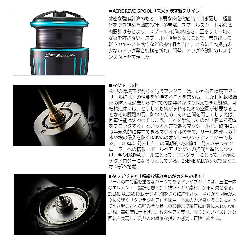 DAIWA（ダイワ） スピニングリール エメラルダス RX LT2500 23年モデル