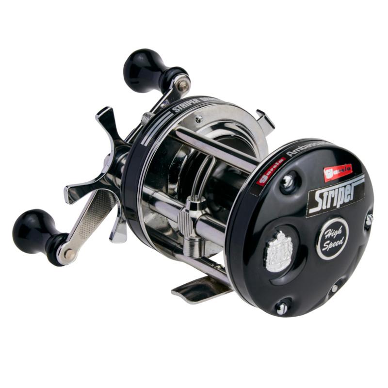 アブガルシア アンバサダー 6500 ストライパー ブラック 右ハンドル 24