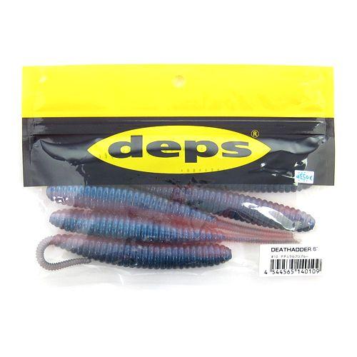deps（デプス） ワーム デスアダー 6インチ #10ナチュラルプロブルー