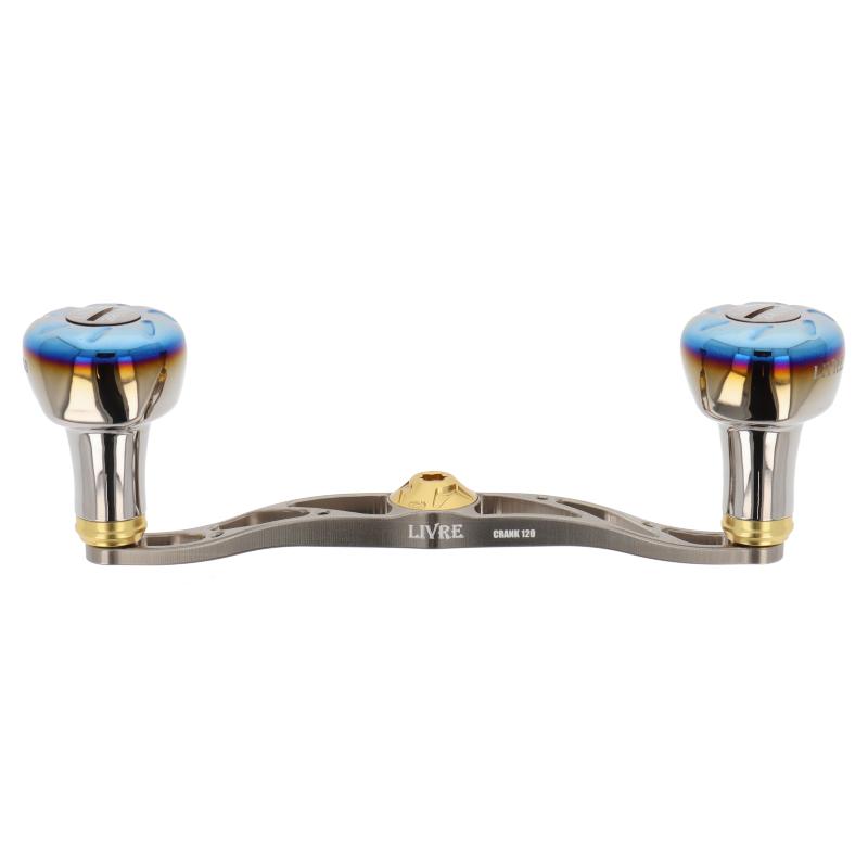 リブレ リールパーツ クランク 120 シマノ 左 チタン/ゴールド FLSK120