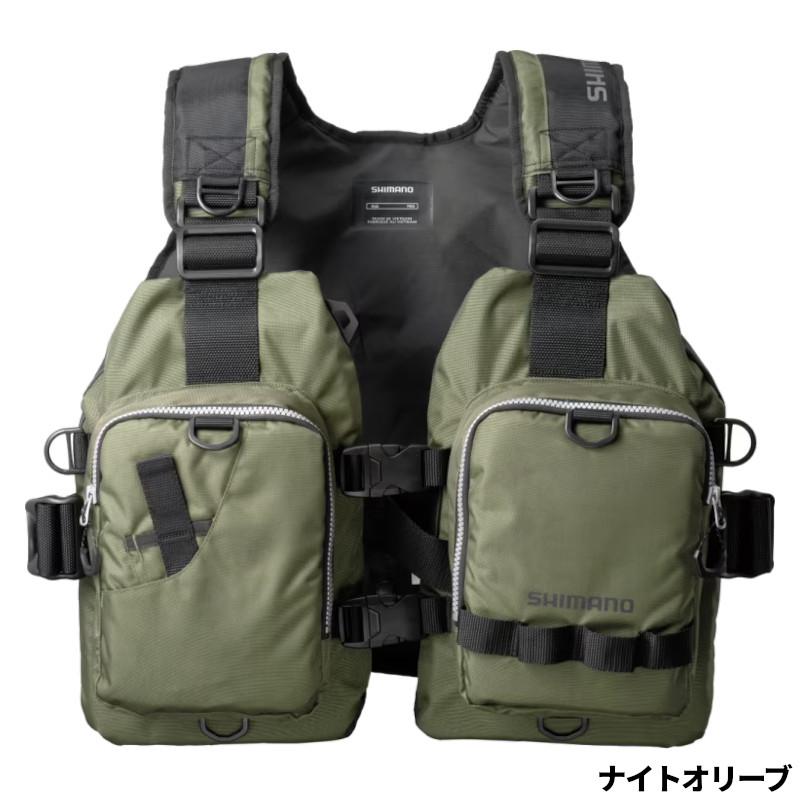 シマノ ライフジャケット ゲームベストライト フリー ナイトオリーブ