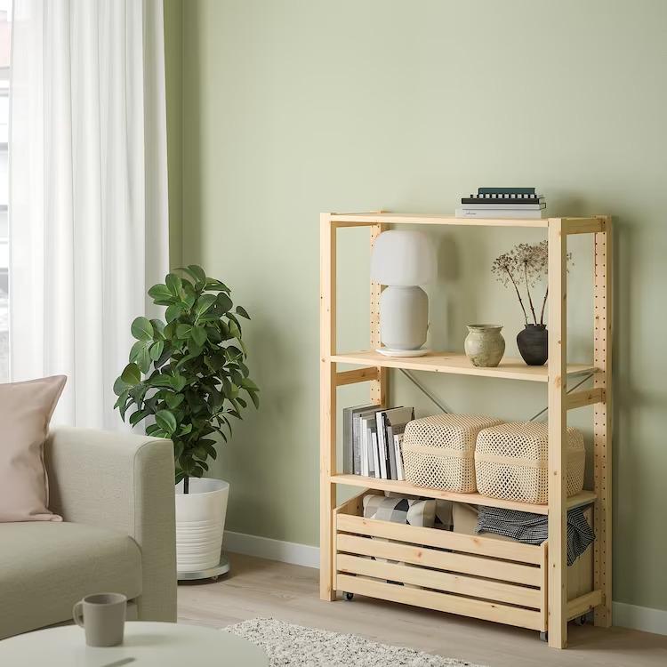 イケア（IKEA） IKEA - - IVAR -イーヴァル- 収納ボックス キャスター