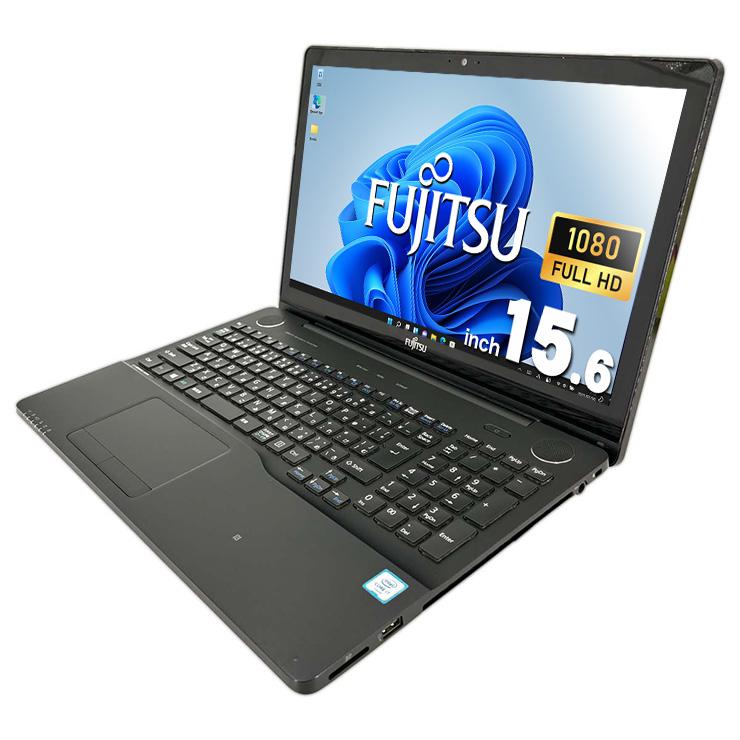LIFEBOOK ノートパソコン 中古 Office付き Windows11 Home 富士通 AH77