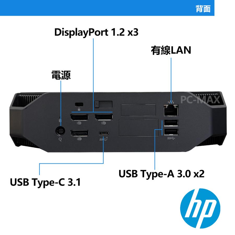 日本HP HP Z2 Mini G4 Workstation Xeon E-2244G メモリ16GB Nvme M.2