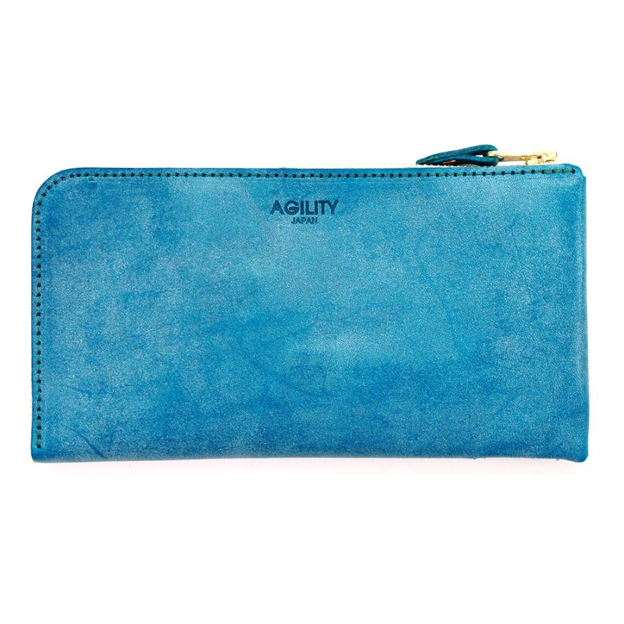 AGILITY（アジリティ） 長財布 コンパクト L字 薄い スリム シンプル