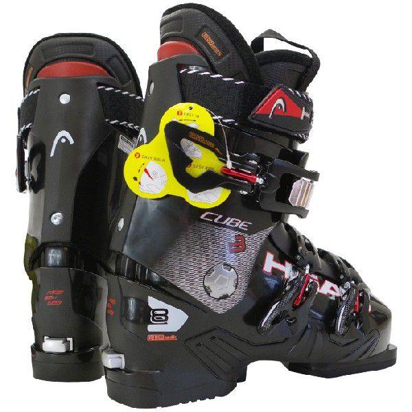 HEAD（ヘッド） スキーブーツ HEAD CUBE3 8 ブラック メンズ 25.0/26.0