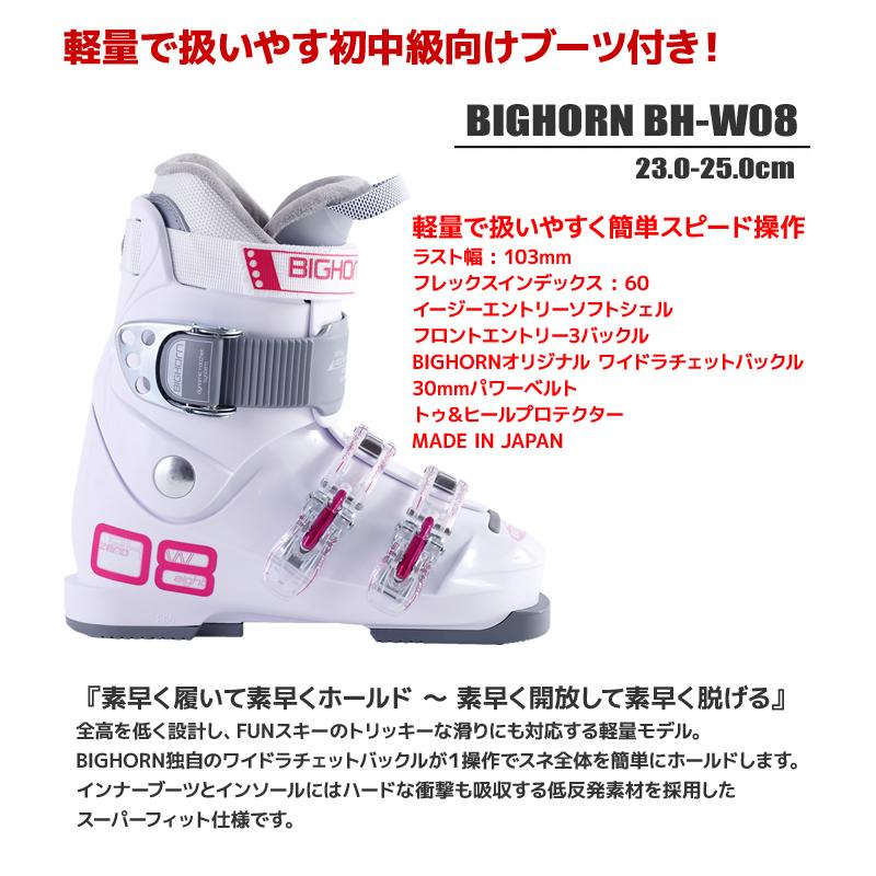 スキー 5点 セット レディース NEEZ 17-18 BONNY BK ブラック 147