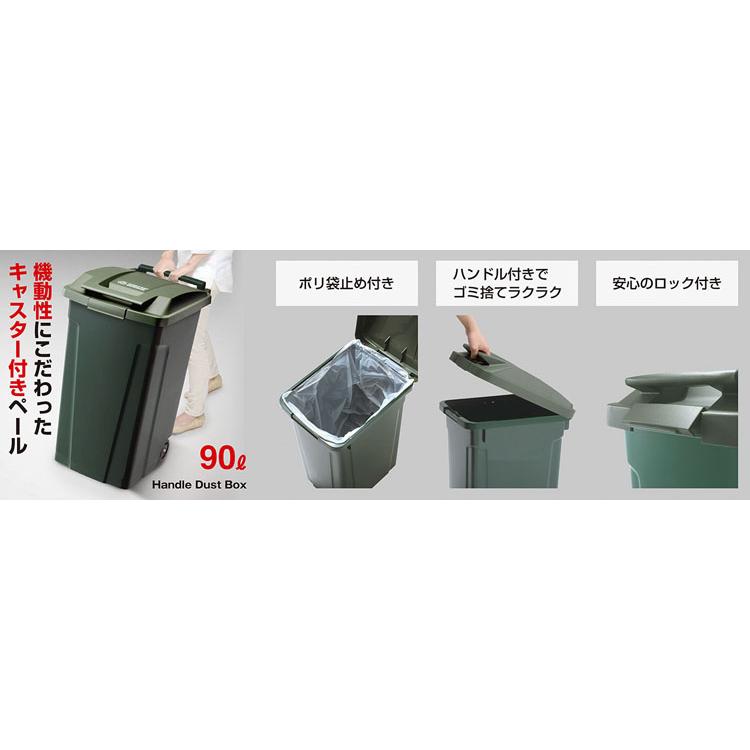 アスベル（ASVEL） ゴミ箱 インテリア ダストボックス SPハンドル付