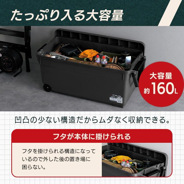 IRIS OHYAMA（アイリスオーヤマ） コンテナボックス 160L 屋外 屋内 RV