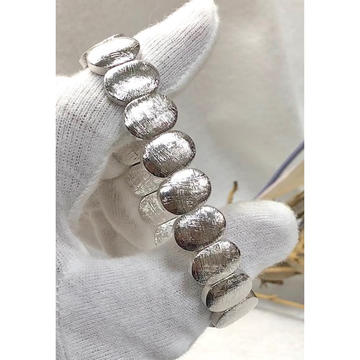 ギベオン 隕石 ブレスレット バングル 鉄隕石 メテオライト 隕鉄