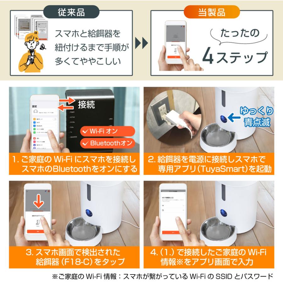 カメラ付き給餌器ランキング1位！】 自動給餌器 5GHz 猫 犬 スマホ