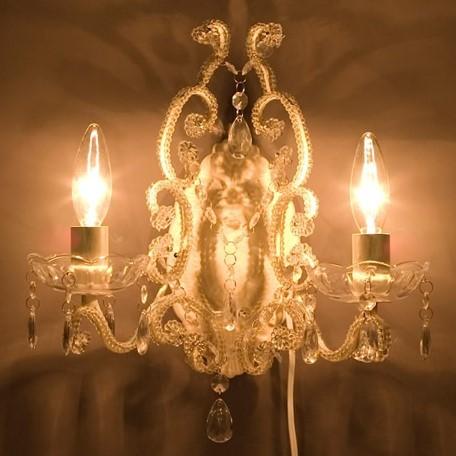 ウォールライト 2灯 ウォールランプ ブラケット シャンデリア 壁照明