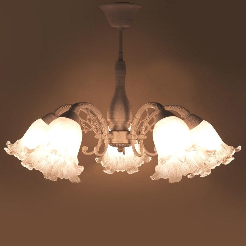 シャンデリア5灯 アンティーク照明 1年保証 PSEマーク付き 天井照明