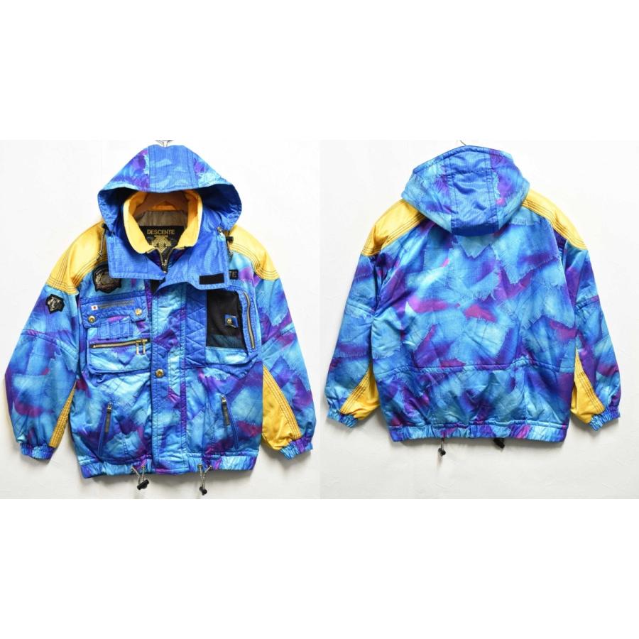 DESCENTE（デサント） ヴィンテージ スキーウェアフード付き ナイロン