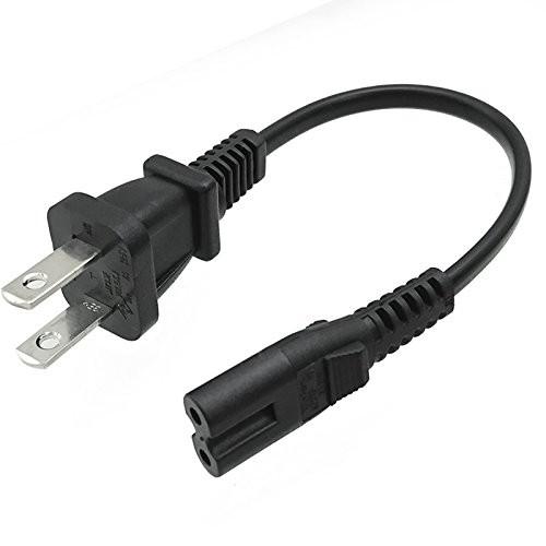 Volex製 ノートパソコンACアダプター用電源ケーブル( 2P メガネ型