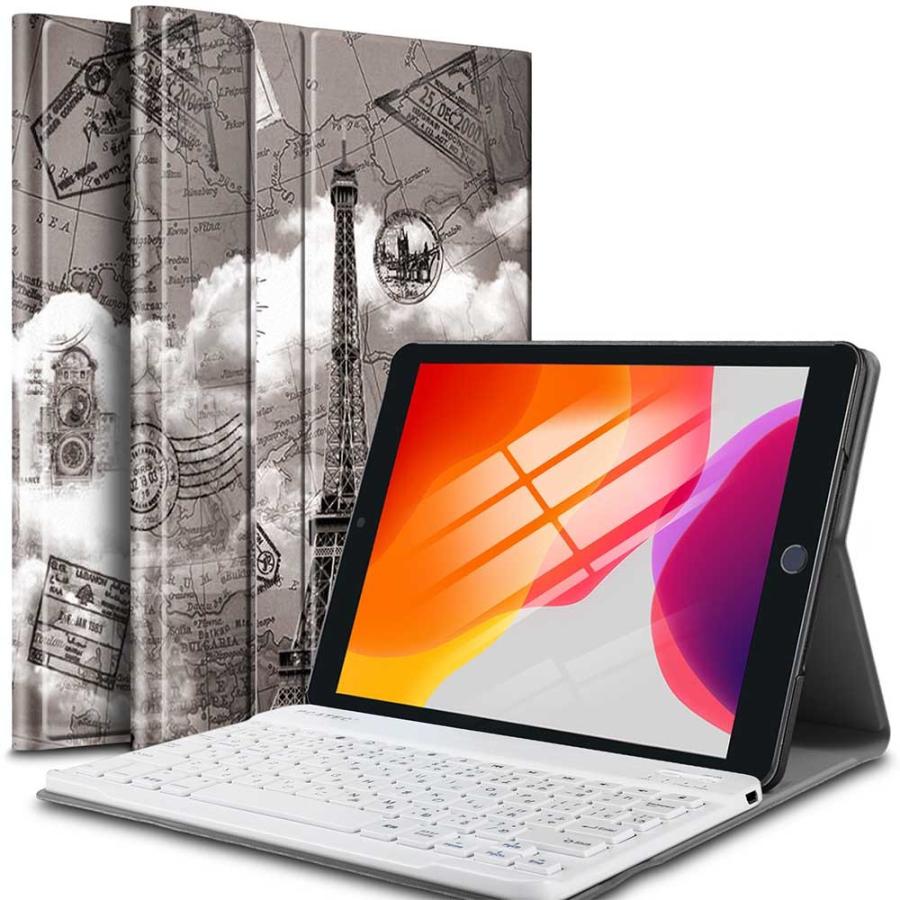 10.2インチ iPad 専用 キーボード付 ケース iPad第7/8/9世代 Bluetooth