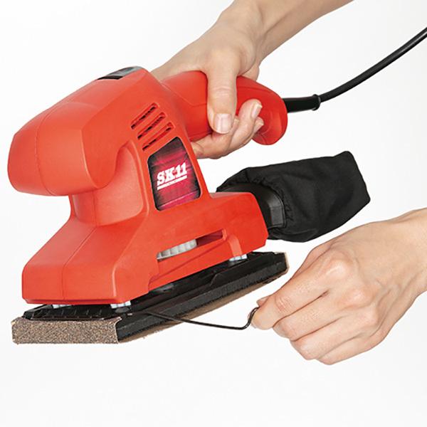 電動オービタルサンダー AC100V 12000rpm パッド92×185mm コード長2m