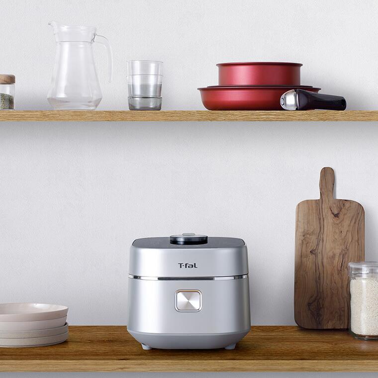 T-fal（ティファール） ザ・ライス 遠赤外線3DIH炊飯器 5.5合 シルバー