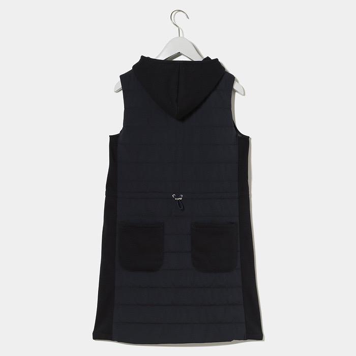 Heal Creek（ヒールクリーク） ストレッチタフタ中綿ベストワンピース