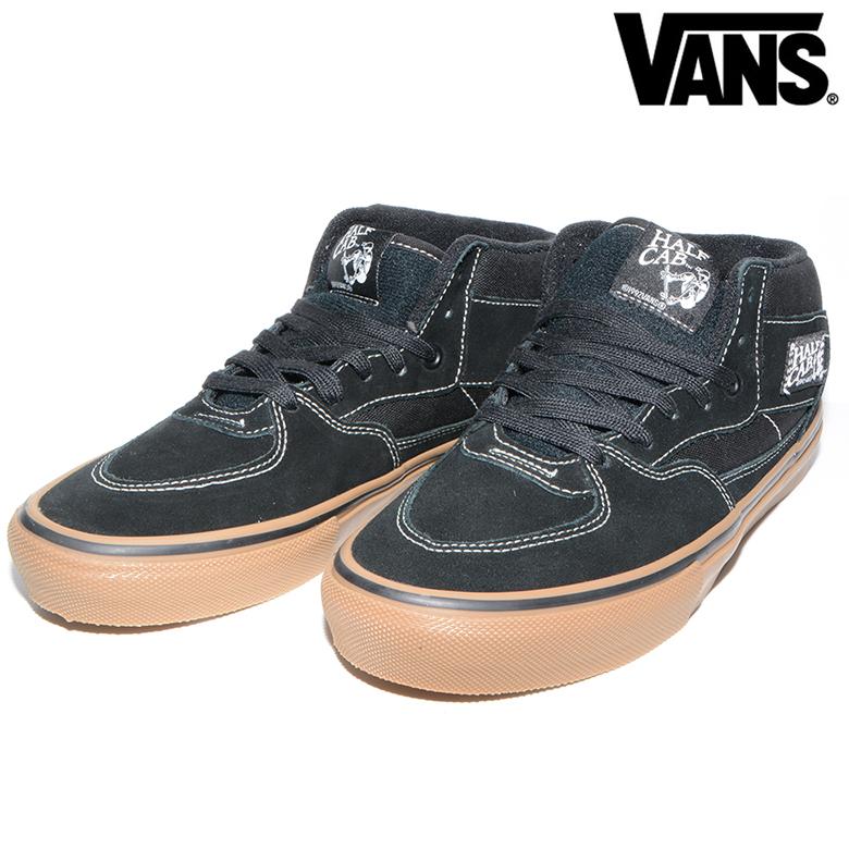 VANS（ヴァンズ） バンズ スニーカー VANS SKATE HALF CAB BLACK / GUM