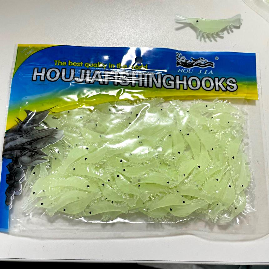 ルアー ワーム ソフトルアー オキアミ 大容量 100個 4cm 5cm 釣り 疑似