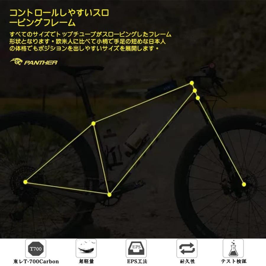 PANTHER(パンサー) マウンテンバイク MTB フルカーボン フレームセット