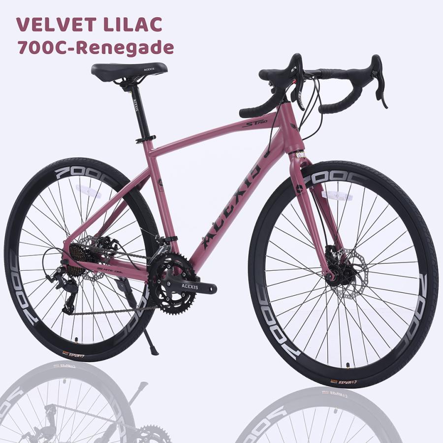 ロードバイク 自転車 ACEXIS L-TWOO 16段変速 適応身長160cm以上 前輪