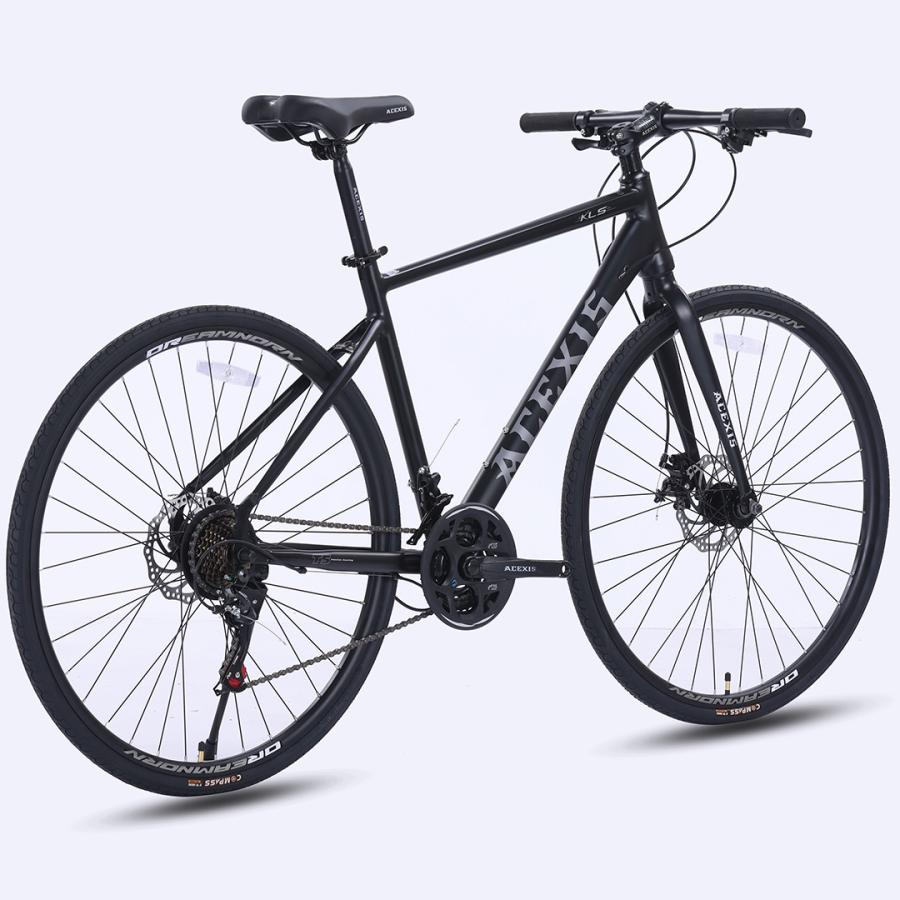 クロスバイク 自転車 ACEXIS シマノ21段変速 適応身長160cm以上 厚手