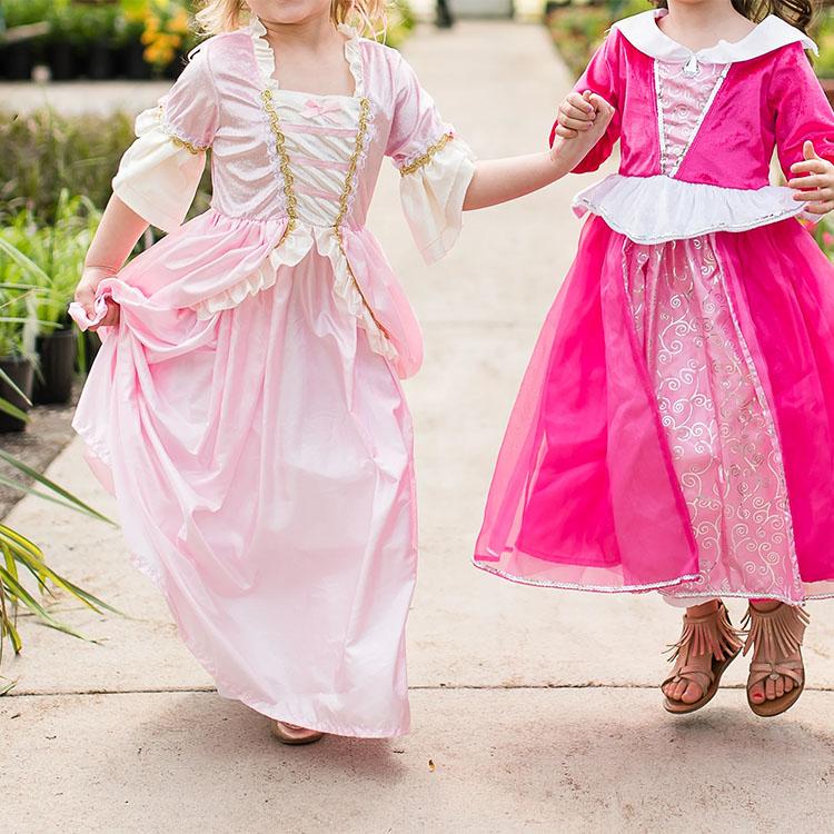 売切価格/プリンセス ドレス ピンク コスチューム 100-125cm 女の子