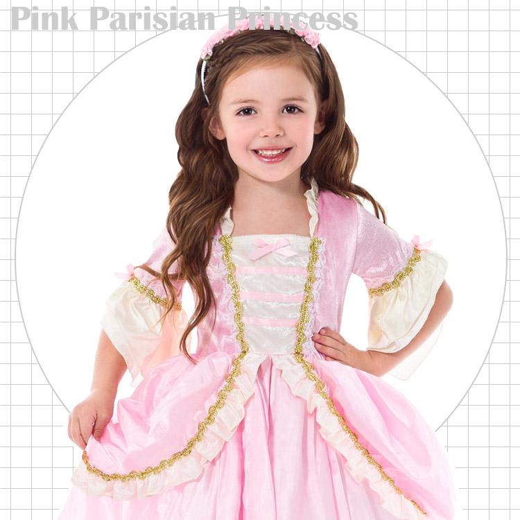 売切価格/プリンセス ドレス ピンク コスチューム 100-125cm 女の子