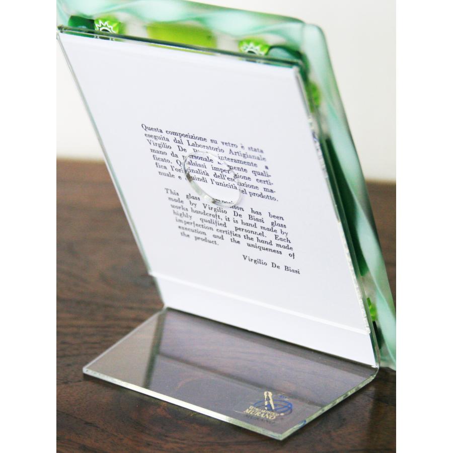 フォトフレーム 写真立て ベネチアングラス製 ベネチアガラス