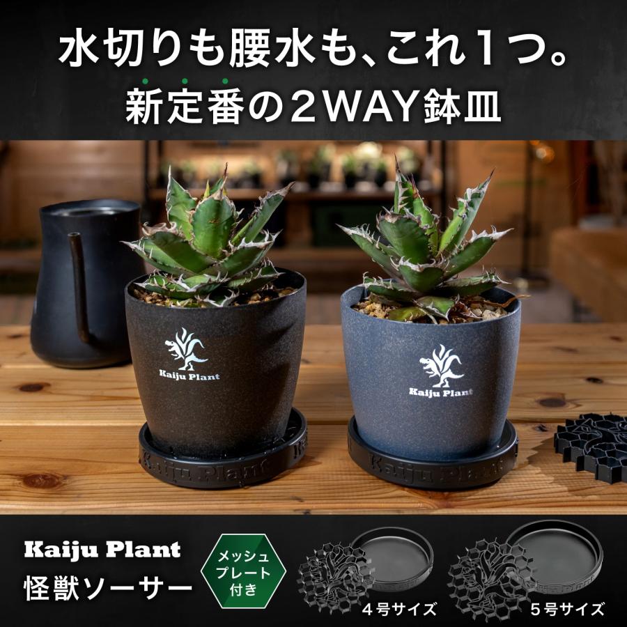 Kaiju Plant 怪獣ソーサー 鉢皿 5号サイズ メッシュプレート付き