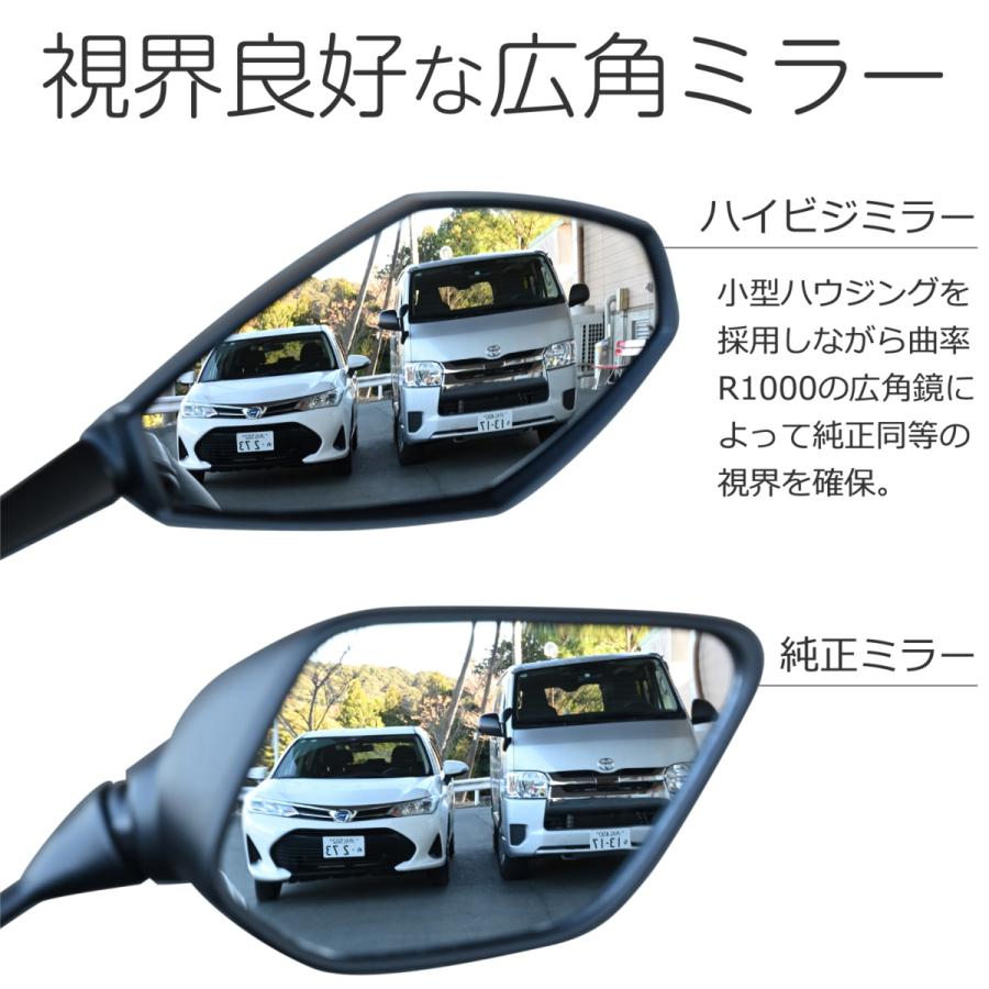 DAYTONA（デイトナ） 16926-16928 ハイビジミラー カウルミラー 新保安