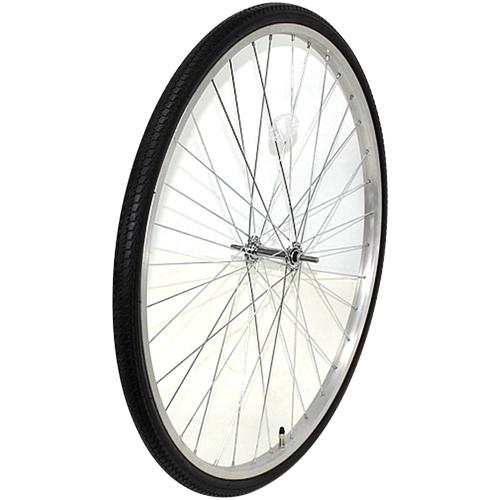 26インチ 自転車用リム組タイヤ付 フロントホイール 26×1 3/8 前輪