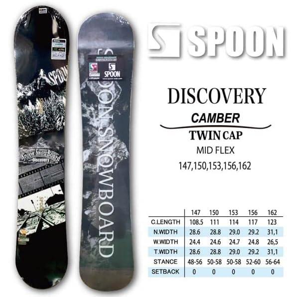 スノーボード メンズ SPOON 22-23 DISCOVERY 147/150/153/156cm 板単品