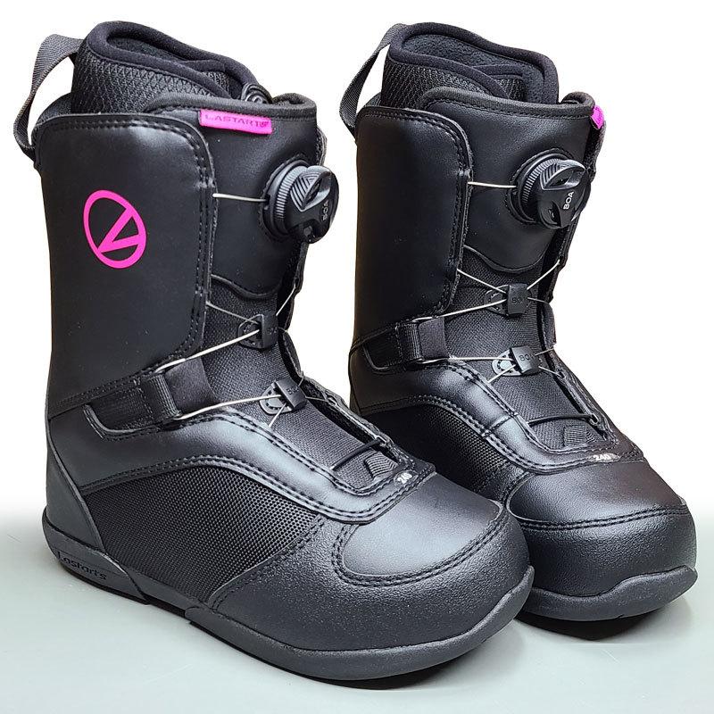 LASTARTS レディース スノーボードブーツ LS818 BOA BK/PINK ダイヤル