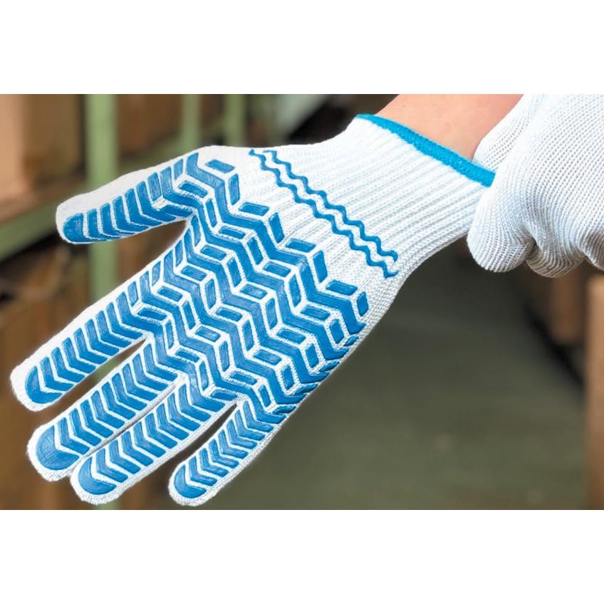 ゴムライナー 滑り止め付き軍手 #003｜480双組 天然ゴム スベリ止め