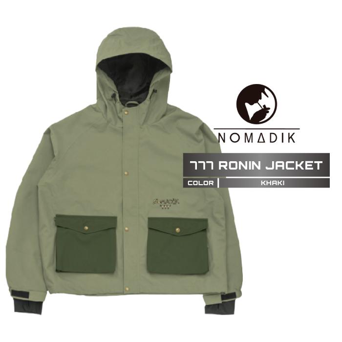 2025-26 NOMADIK 777 RONIN JACKET Khaki ノマディック スノーボード