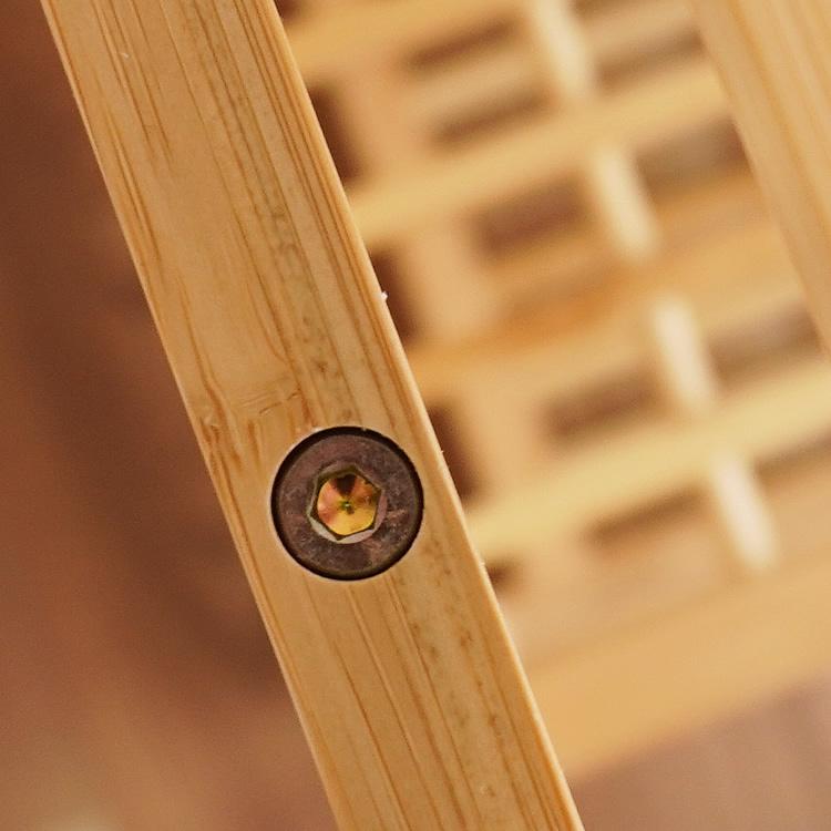 バンブーラック 2段 棚 組み立て式 本棚 収納 ディスプレイラック