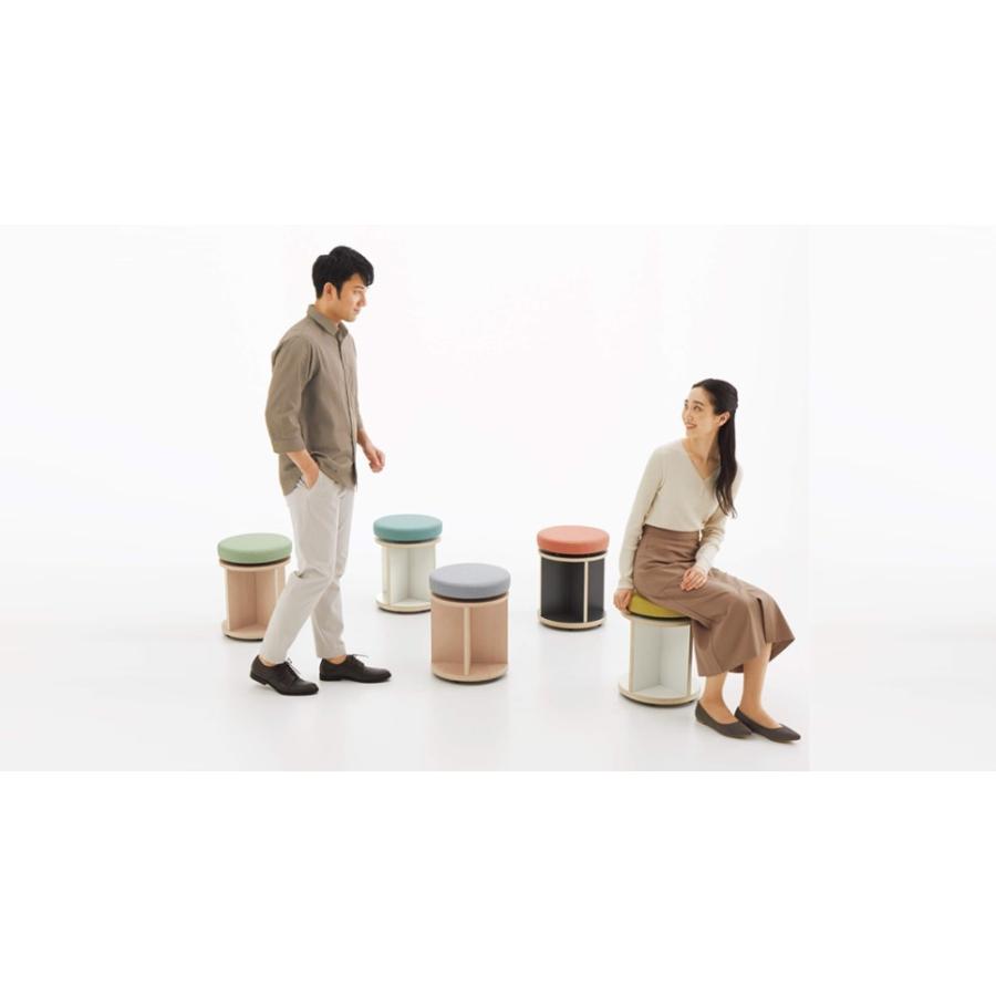 KOKUYO（コクヨ） スツール CHESS K08-DZ82CW 本体カラー：選択（3色