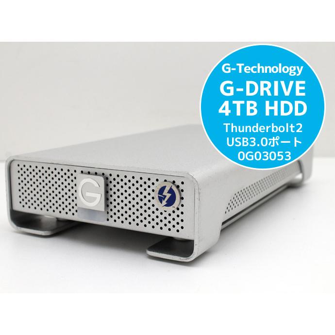 G-DRIVE G-Technology 4TB HDD Thunderbolt2 USB3.0ポート 使用時間