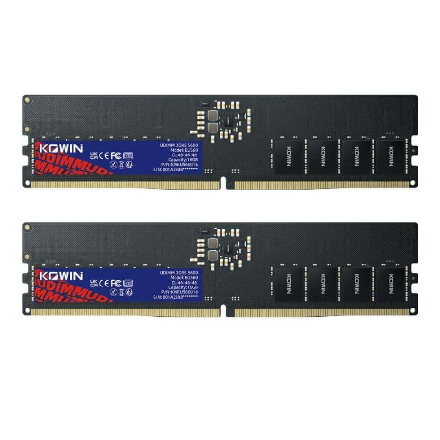 KOWIN EU5600 32GB(16GB×2) UDIMM : パソコン工房 Yahoo!店 - 通販