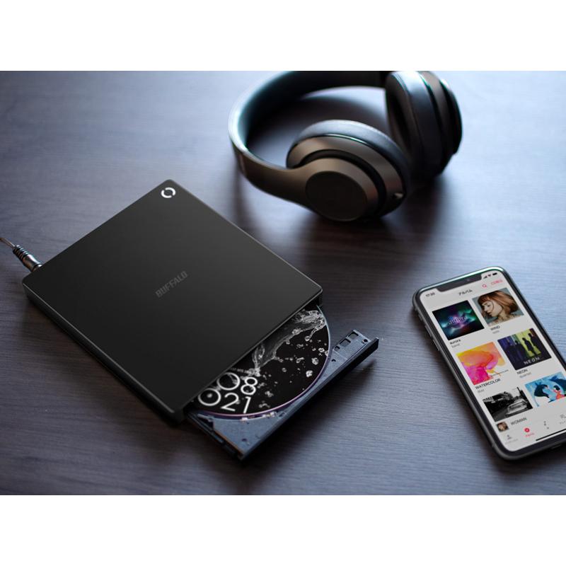 バッファロー RR-W1-BK スマートフォン用CDレコーダー「ラクレコ+」 Wi