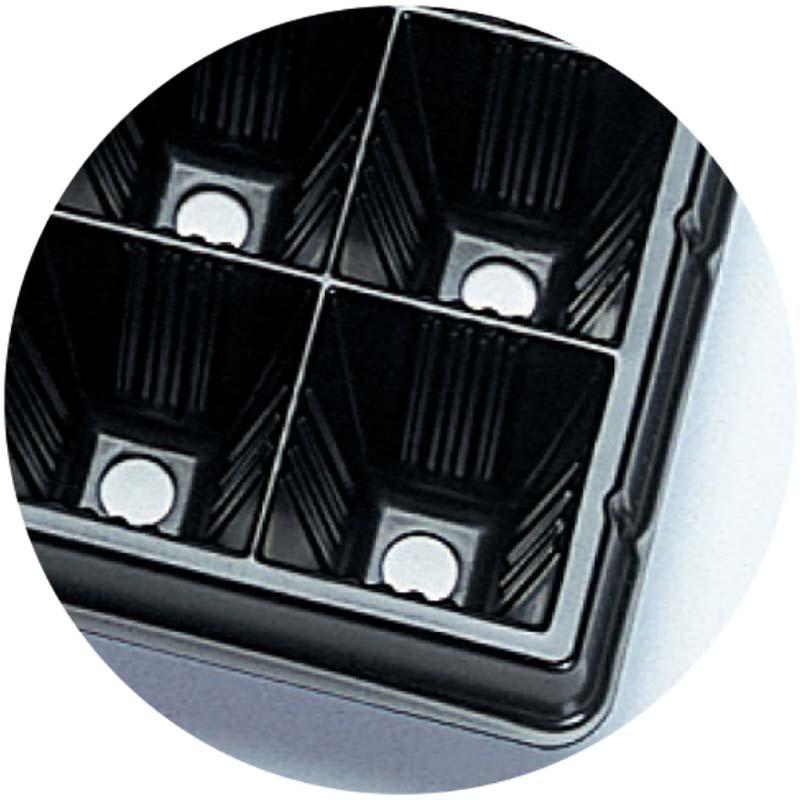 タキイ 根巻防止 ワンウェイ セルトレイ 黒 288穴 12×24列 100枚入り