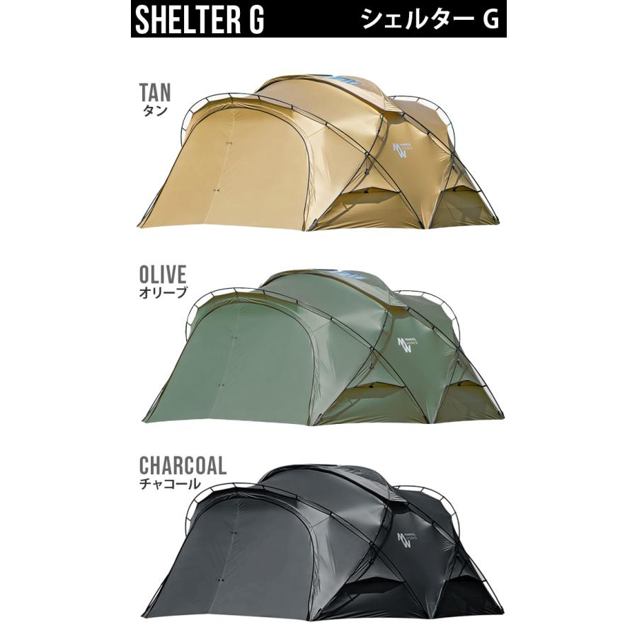 MINIMAL WORKS テント タープ シェルター 2人 4人 ミニマルワークス