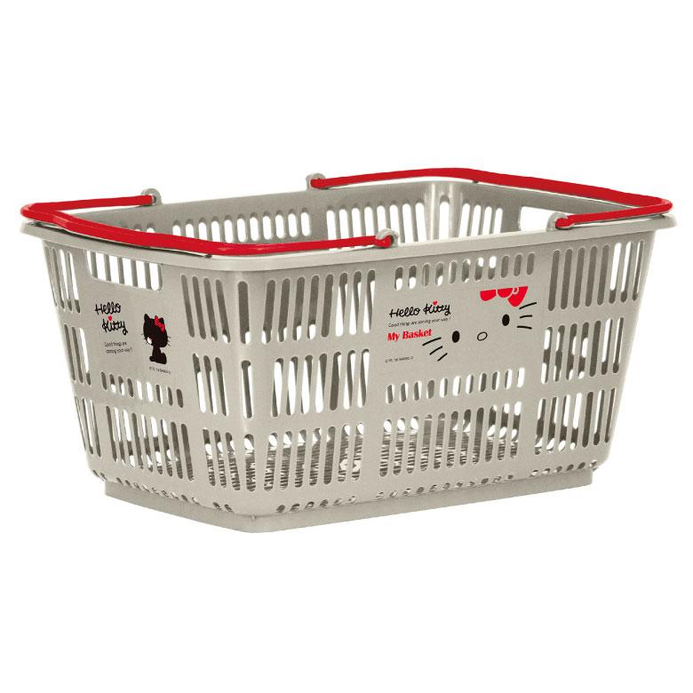 マイバスケット 買い物かご カゴ 日本製 キャラクター サンリオ ハロー