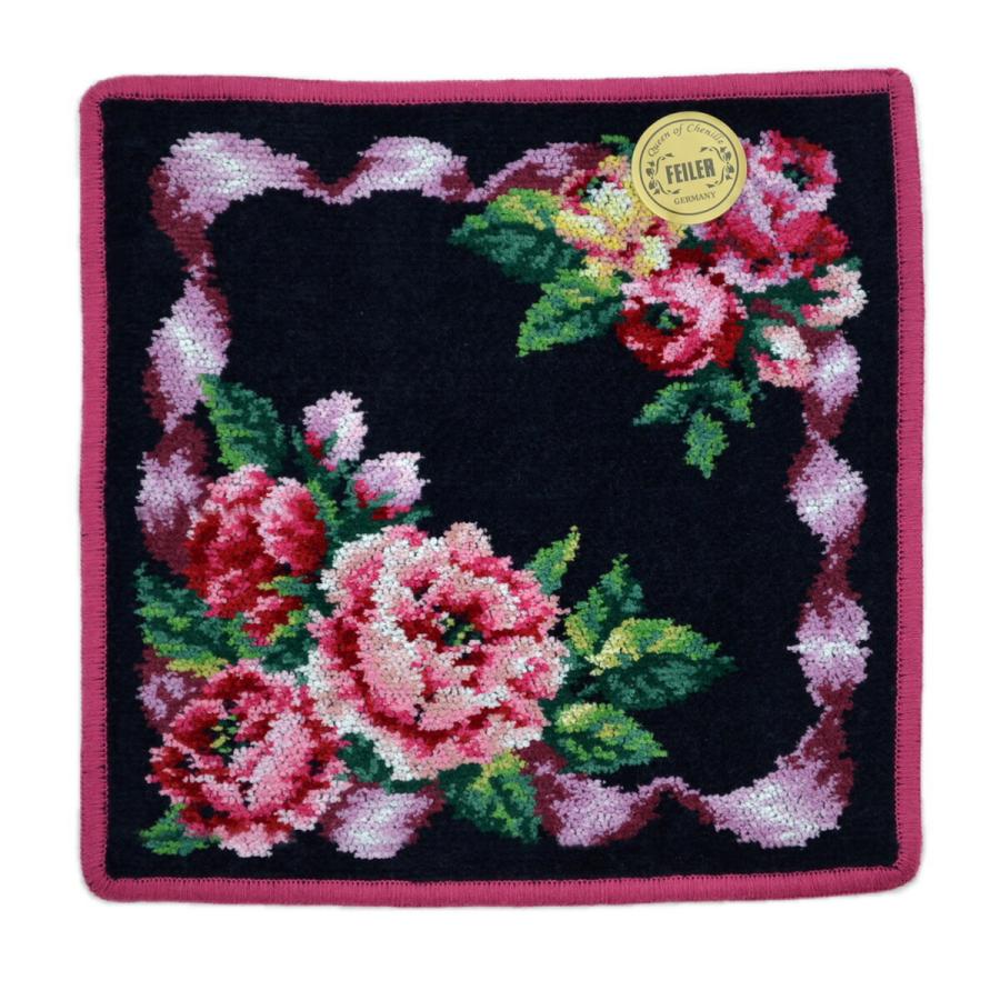 FEILER ハンカチタオル 25cm角 12種 花柄 フェイラー ドイツ製
