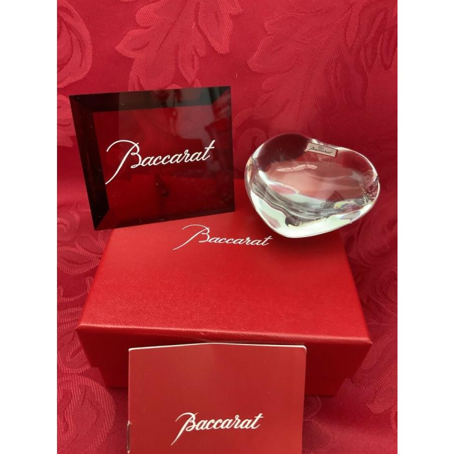 バカラ（Baccarat） 置物 ハート クリスタル クリア : スワロフスキー