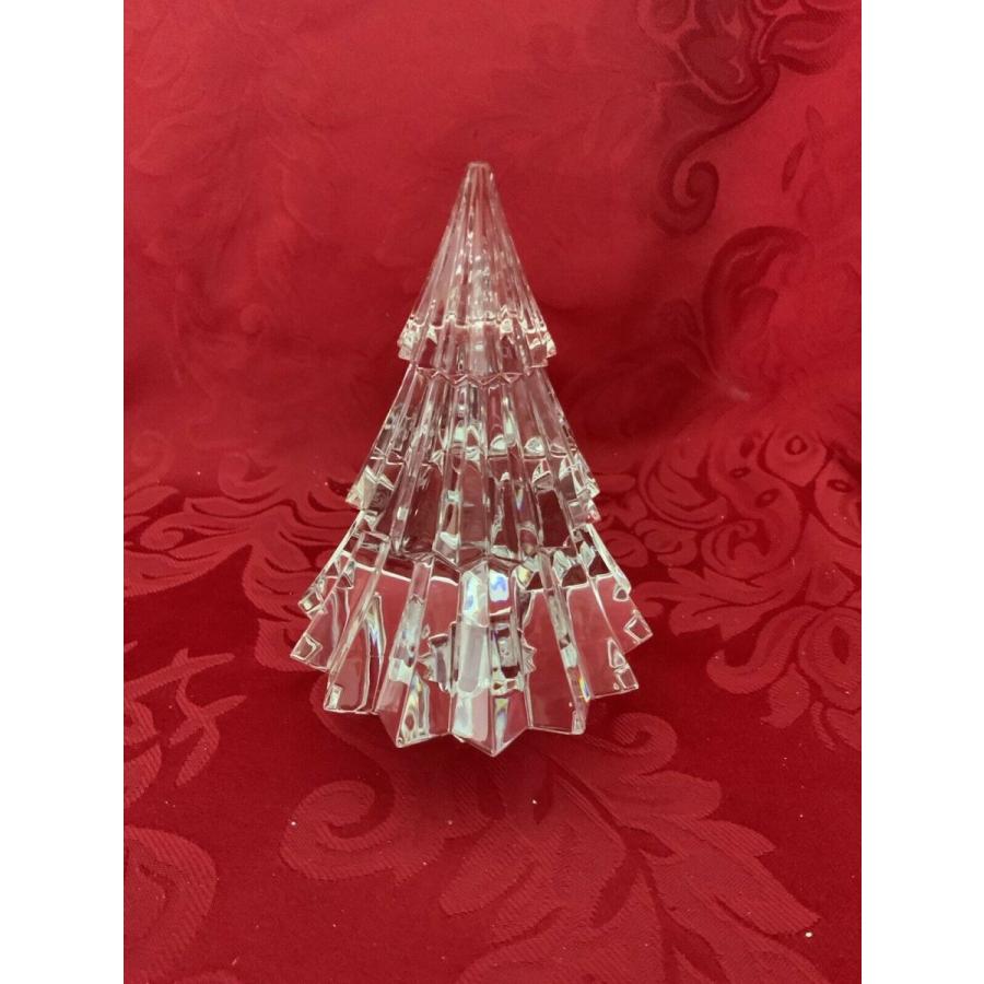 バカラ（Baccarat） 置物 クリスマスツリー ファイアー クリスタル