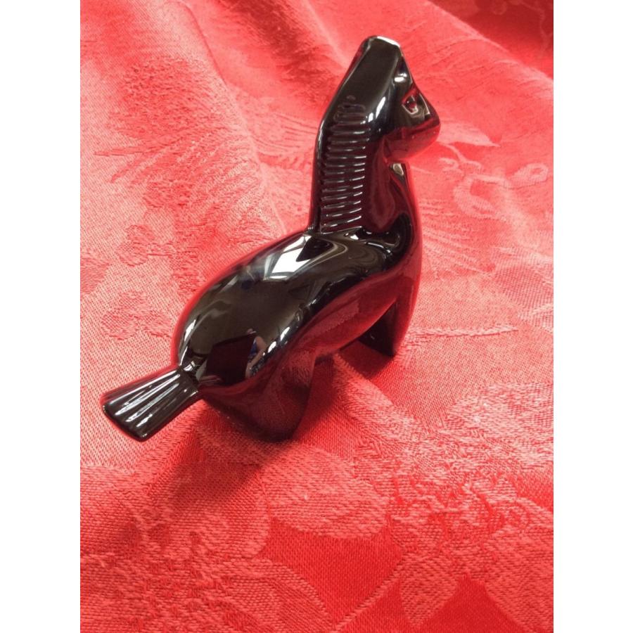 バカラ（Baccarat） トロイの木馬 ブラックのクリスタル フィギュリン